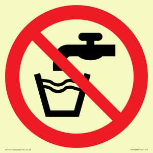 P005 Prohibition: Not drinking water